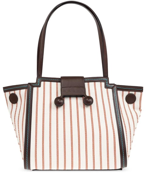 Marni mini Rivera tote bag - White - zdjęcie produktu nr 1