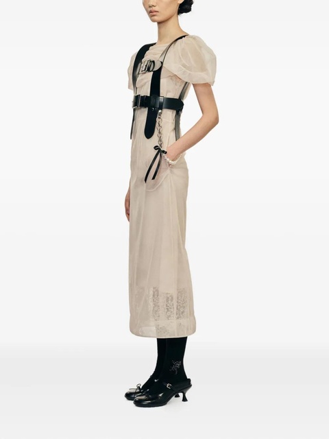 Simone Rocha buckle chain midi dress - Neutrals - zdjęcie produktu nr 2