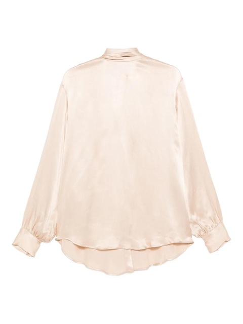 SOLOTRE satin-finish shirt - Neutrals - zdjęcie produktu nr 1