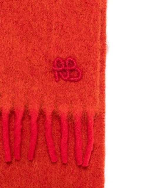 Ruslan Baginskiy logo-appliqué scarf - Orange - zdjęcie produktu nr 2