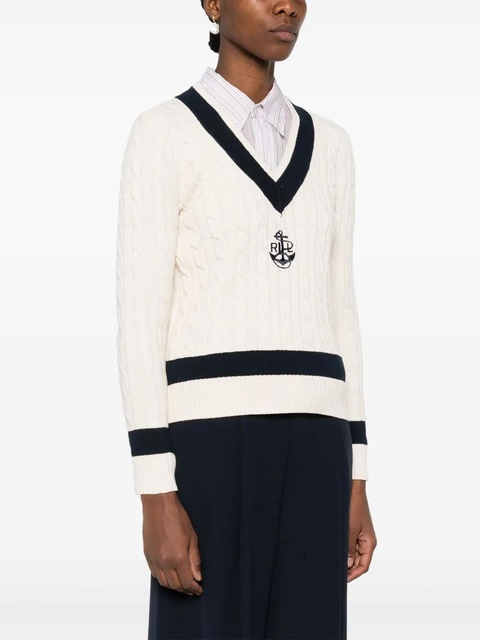 Lauren Ralph Lauren cable-knit sweater - Neutrals - zdjęcie produktu nr 2