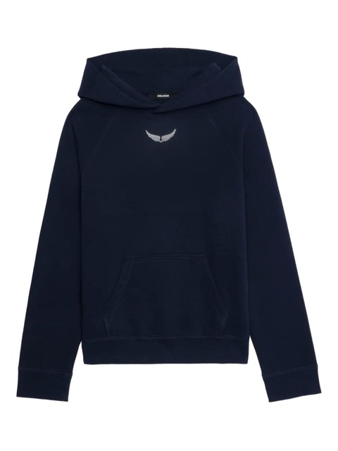 Zadig&Voltaire Georgy rhinestone-embellished hoodie - Blue - zdjęcie produktu nr 1