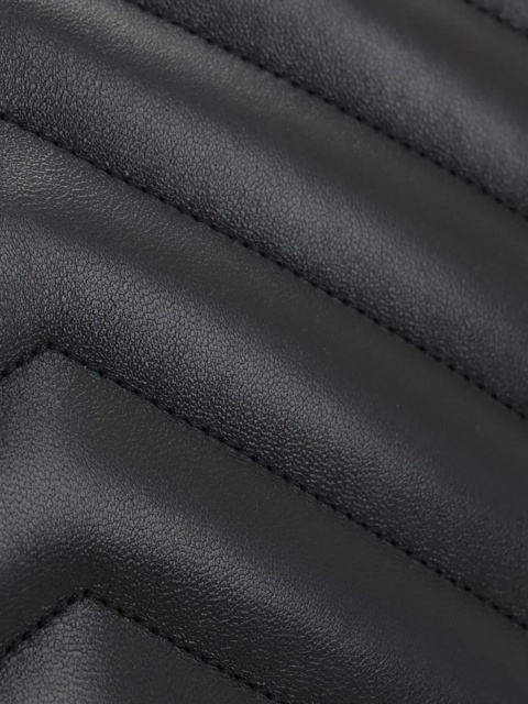 Saint Laurent large Loulou shoulder bag - Black - zdjęcie produktu nr 2