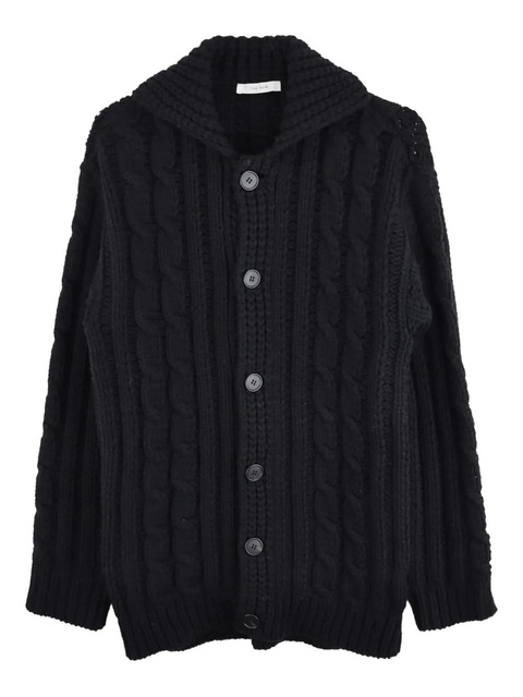 The Row Eleo cable-knit cardigan - Black - zdjęcie produktu nr 1