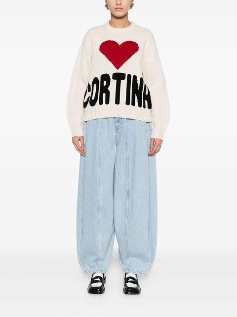 MC2 Saint Barth Kyla heart intarsia sweater - Neutrals - zdjęcie produktu nr 2