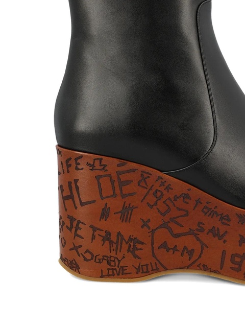 Chloé 80mm Maxime boots - Black - zdjęcie produktu nr 2