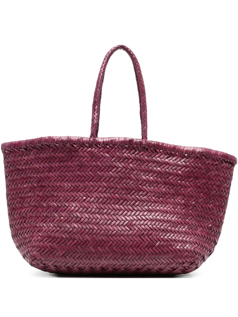 DRAGON DIFFUSION Triple Jump leather tote bag - Purple - zdjęcie produktu nr 1