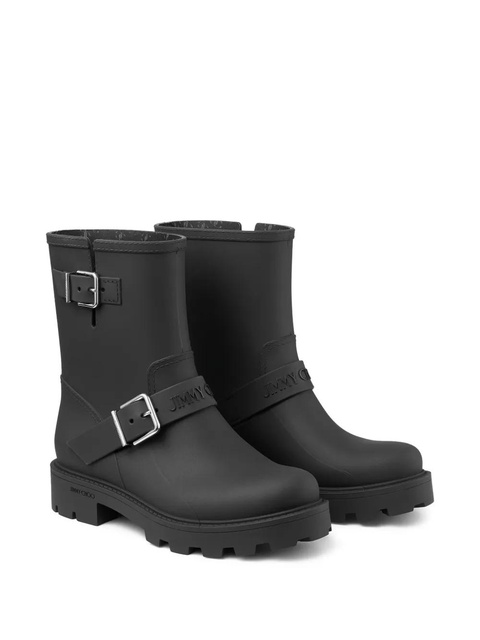 Jimmy Choo Biker Rain buckle biker boots - Black - zdjęcie produktu nr 2