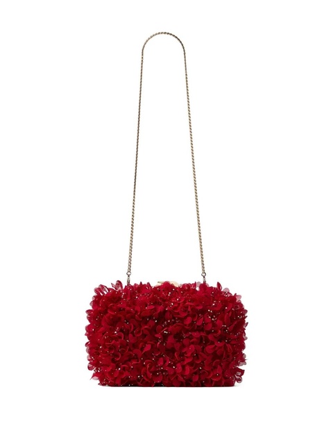 Jimmy Choo Cloud floral crystal clutch bag - Red - zdjęcie produktu nr 1
