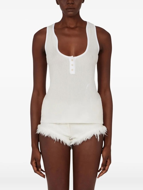 Ferragamo cotton vest - White - zdjęcie produktu nr 2