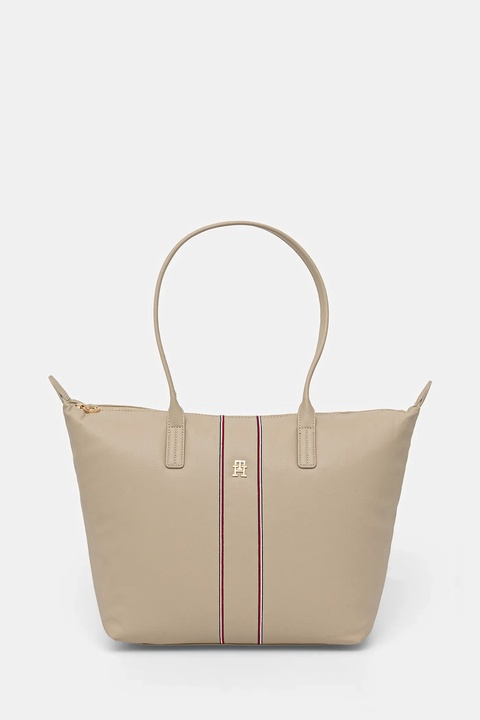 Tommy Hilfiger torebka kolor beżowy AW0AW17999 - zdjęcie produktu nr 1