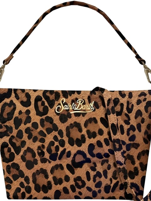 MC2 Saint Barth Aline Shoulder leopard print shoulder bag - Brown - zdjęcie produktu nr 2