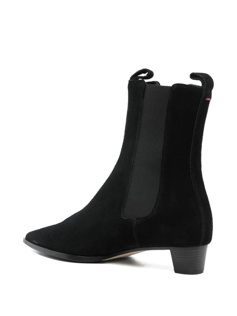Aeyde Kiki suede Chelsea boots - Black - zdjęcie produktu nr 2