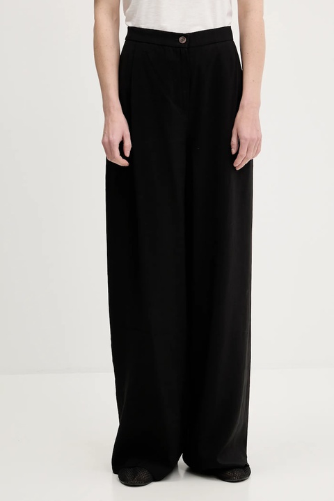Answear Lab spodnie damskie kolor czarny szerokie high waist - zdjęcie produktu nr 1
