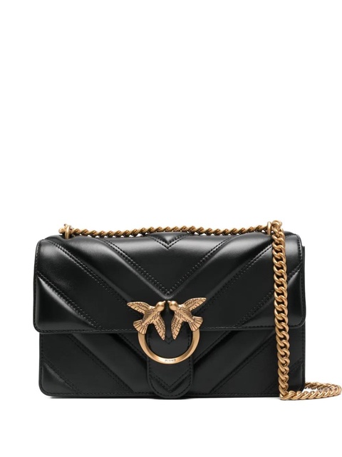 PINKO Love One quilted cross body bag - Black - zdjęcie produktu nr 1