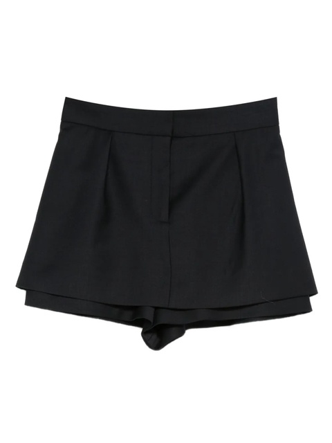 Maje pleated layered shorts - Blue - zdjęcie produktu nr 1