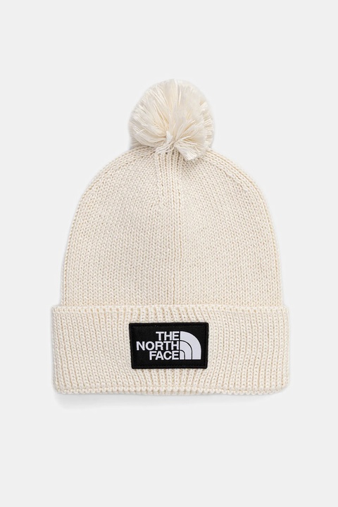 The North Face czapka TNF Logo Box kolor beżowy NF0A8CHFQLI1 - zdjęcie produktu nr 1