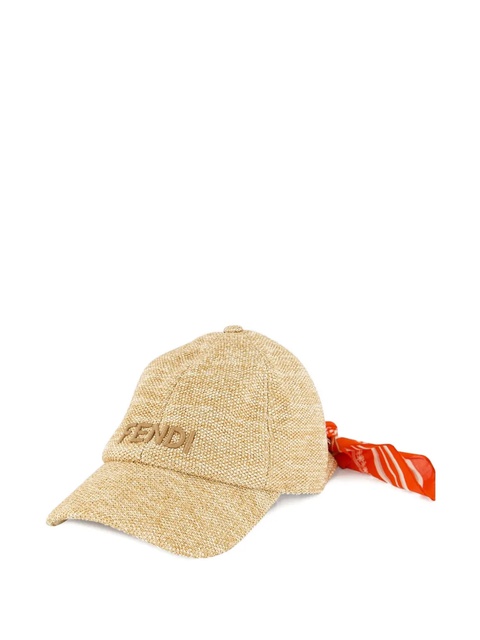FENDI embroidered-logo baseball cap - Neutrals - zdjęcie produktu nr 1