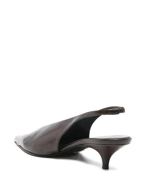 Proenza Schouler 40mm pointed slingback pumps - Brown - zdjęcie produktu nr 2