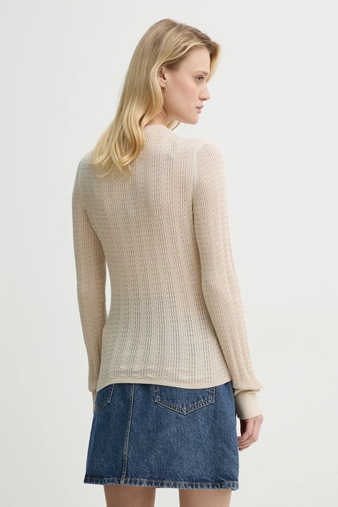 Filippa K sweter bawełniany damski kolor beżowy lekki 31316 - zdjęcie produktu nr 2