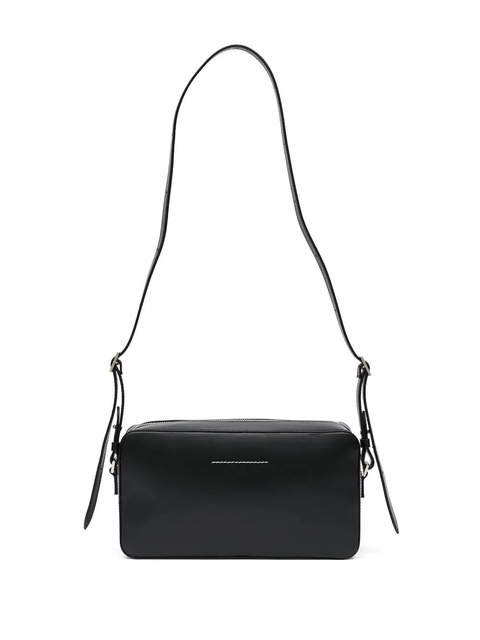 MM6 Maison Margiela small Numeric leather shoulder bag - Black - zdjęcie produktu nr 1