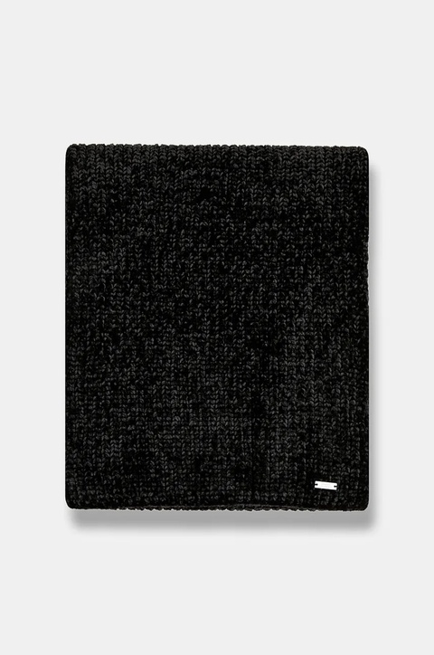 Armani Exchange szalik damski kolor czarny gładki XW001513 AF16685 - zdjęcie produktu nr 2