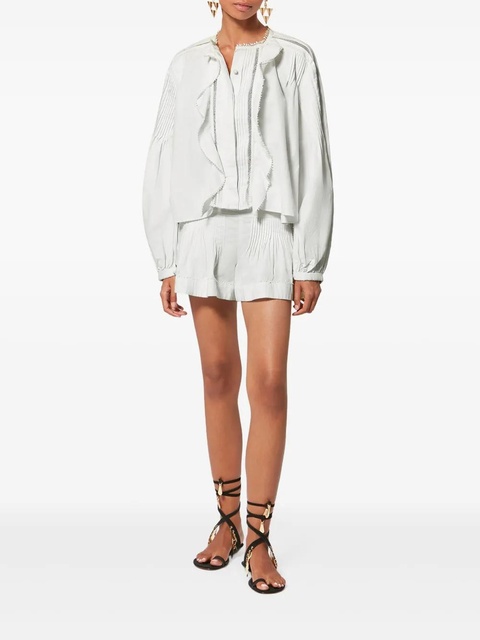 ISABEL MARANT Cubraly ruffled lace shirt - White - zdjęcie produktu nr 2