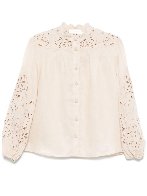 ZIMMERMANN Wylie shirt - Neutrals - zdjęcie produktu nr 1