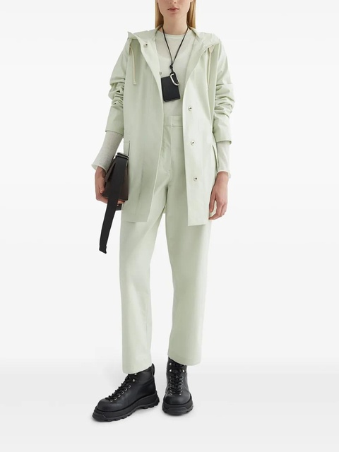 Jil Sander tapered-leg trousers - Green - zdjęcie produktu nr 2