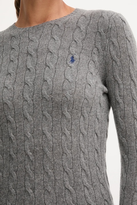 Polo Ralph Lauren sweter damski kolor szary lekki 211971865 - zdjęcie produktu nr 2
