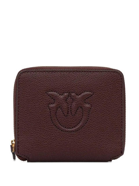 PINKO small square leather wallet - Brown - zdjęcie produktu nr 1