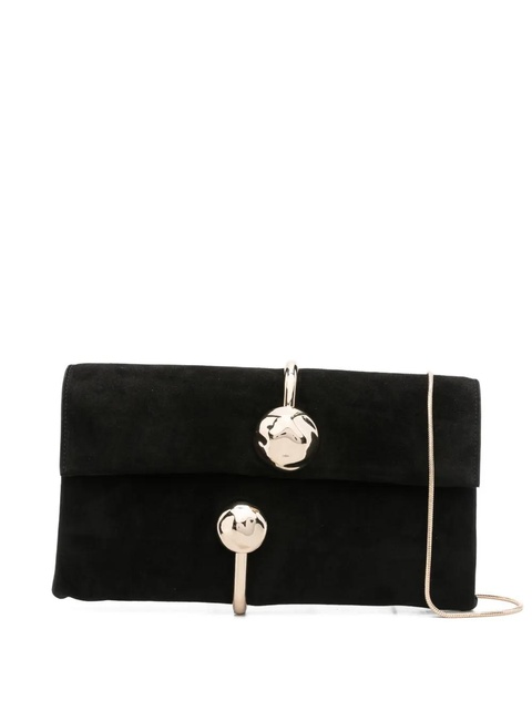 Simkhai metallic-sphere suede clutch - Black - zdjęcie produktu nr 1