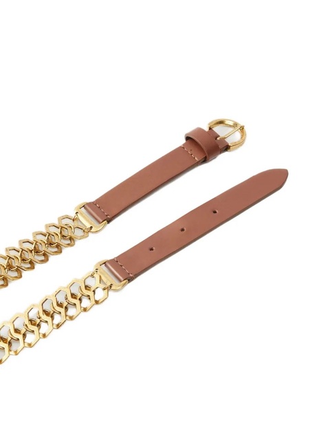 PINKO leather chain-link belt - Neutrals - zdjęcie produktu nr 2