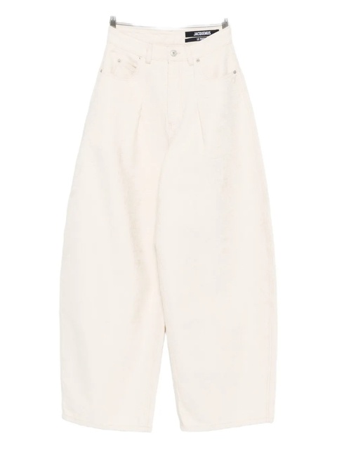 Jacquemus Ovalo balloon-leg trousers - Neutrals - zdjęcie produktu nr 1