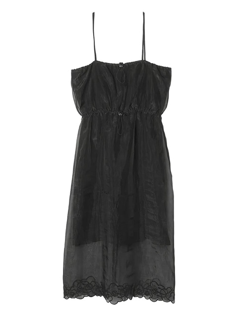 Cecilie Bahnsen Barr drawstring dress - Black - zdjęcie produktu nr 1
