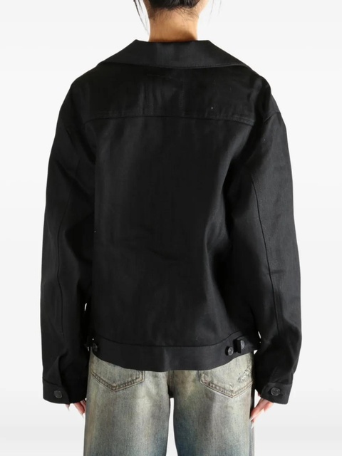 Balenciaga button-fastening denim jacket - Black - zdjęcie produktu nr 2