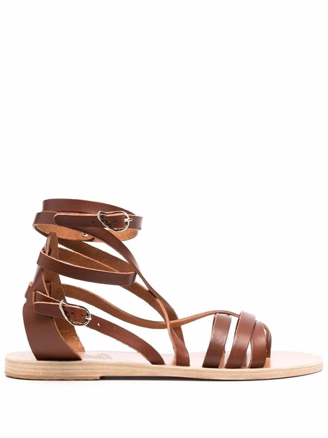 Ancient Greek Sandals Satira gladiator leather sandals - Brown - zdjęcie produktu nr 1