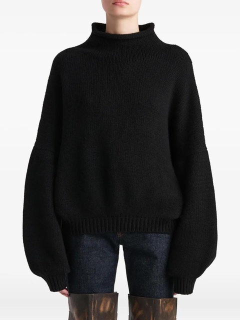 KHAITE Juniper cashmere sweater - Black - zdjęcie produktu nr 2