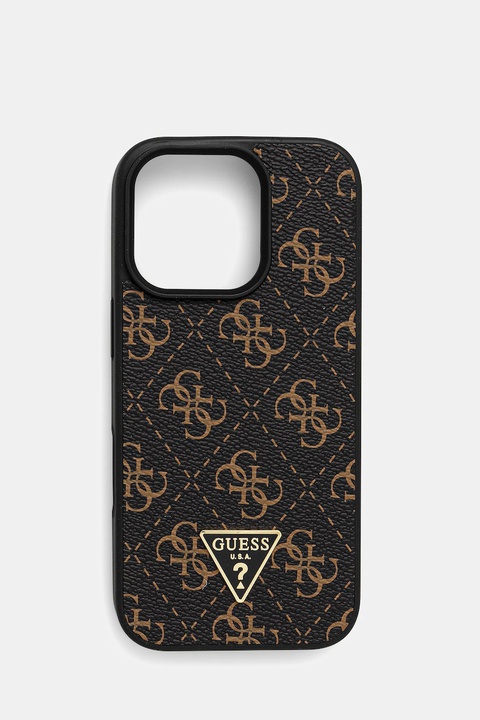 Guess etui na telefon iPhone 16 Pro 6.3" kolor czarny GUHCP16LPG4GPK - zdjęcie produktu nr 1