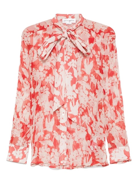 Victoria Beckham chiffon shirt - Red - zdjęcie produktu nr 1