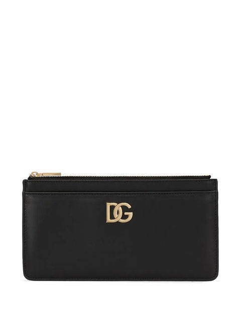 Dolce & Gabbana logo-plaque leather wallet - Black - zdjęcie produktu nr 1