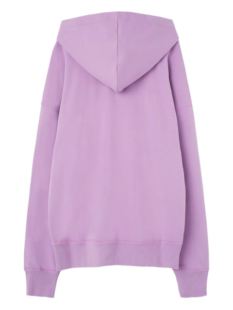 ISABEL MARANT logo-embroidered hoodie - Purple - zdjęcie produktu nr 2