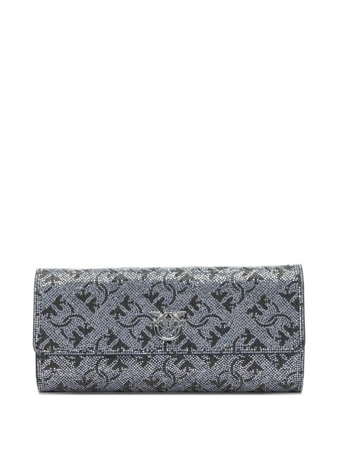PINKO embellished chain clutch bag - Grey - zdjęcie produktu nr 1