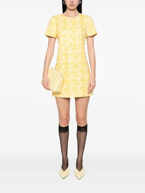 Simkhai clove-embellished mini dress - Yellow - zdjęcie produktu nr 2