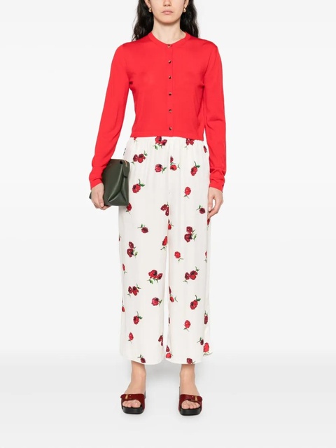 KHAITE Brieta cardigan - Red - zdjęcie produktu nr 2