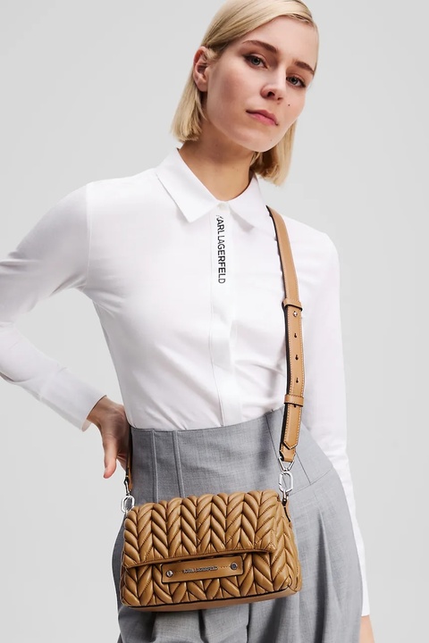 Karl Lagerfeld torebka kolor brązowy A2W30153 - zdjęcie produktu nr 1