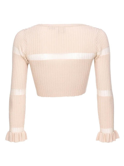 PINKO striped cropped cardigan - zdjęcie produktu nr 2