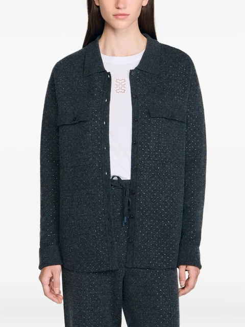 SANDRO button cardigan - Grey - zdjęcie produktu nr 1