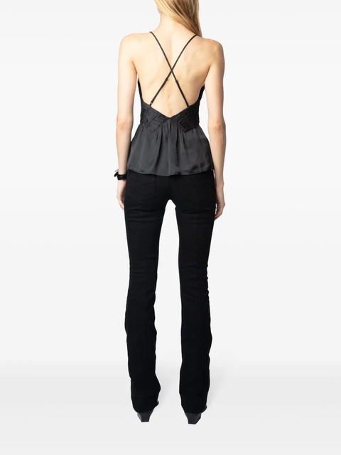 Zadig&Voltaire V-neck tank top - Black - zdjęcie produktu nr 2
