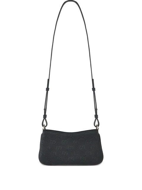 Gucci GG motif leather shoulder bag - Black - zdjęcie produktu nr 1